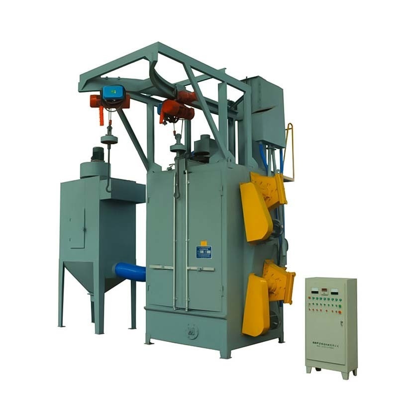 2500 kg hanger dubbel haak type schot blaasmachine met centrifuge blaster