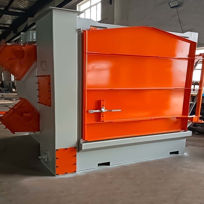 Kleine Spinner Hanger Shot Blasting Machine met twee Blast Wheels Automatisering gemakkelijker gemaakt