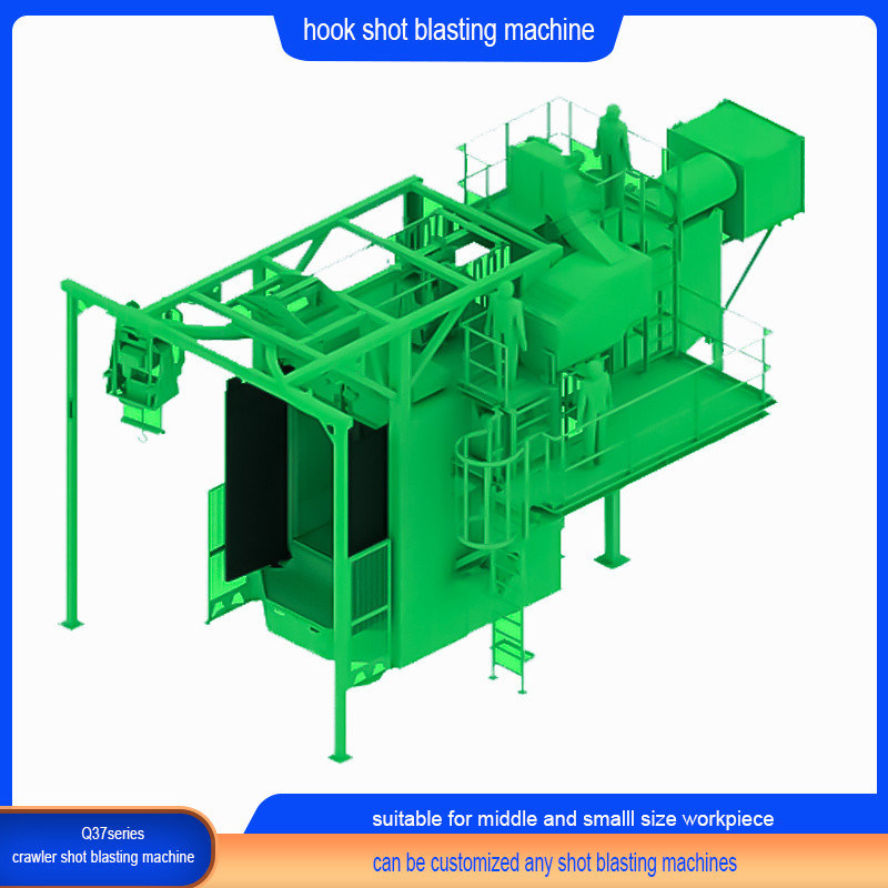 Perfecte prestaties metalen ontblaasmachine met haaktype met T/T betaling