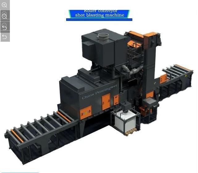 Hoogconvectie voorverwarmingsrolconveyor schotblaasmachine met één en producten