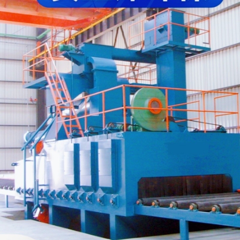 Aanpasbare afmetingen staalplaatprofiel Shot Blasting Machine voor grootschalige projecten