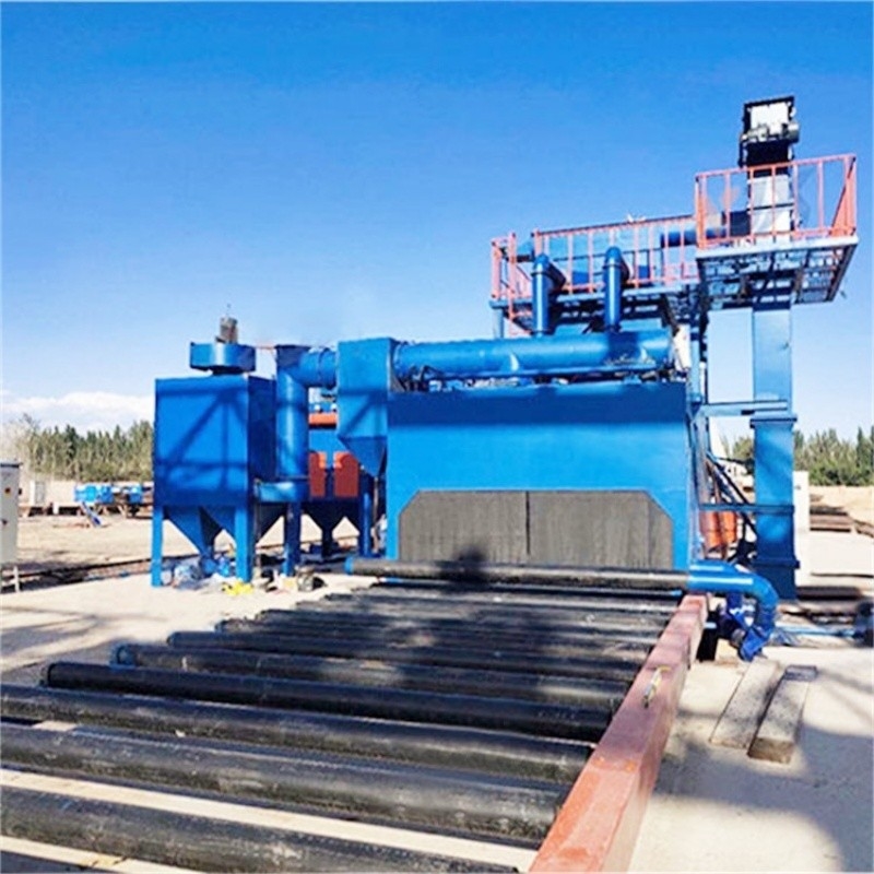 Hoge verwerkingsdoeltreffendheid Roller door middel van Shot Blasting Machine met aanpasbare kleur