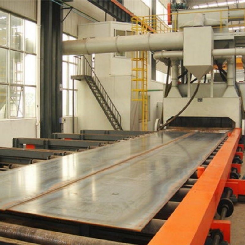 Aanpasbare maximale grootte elektrische rol door middel van het type staalplaat Shot Blasting Unit