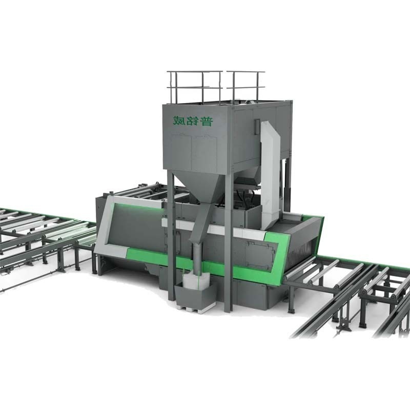 Op maat gemaakte Q69 door middel van type rollend vervoerband Shot Blasting Machine voor roestverwijdering