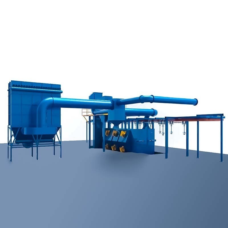 Op maat gemaakte rolconveyor-schotblaasmachine voor staalconstructies in grote vraag