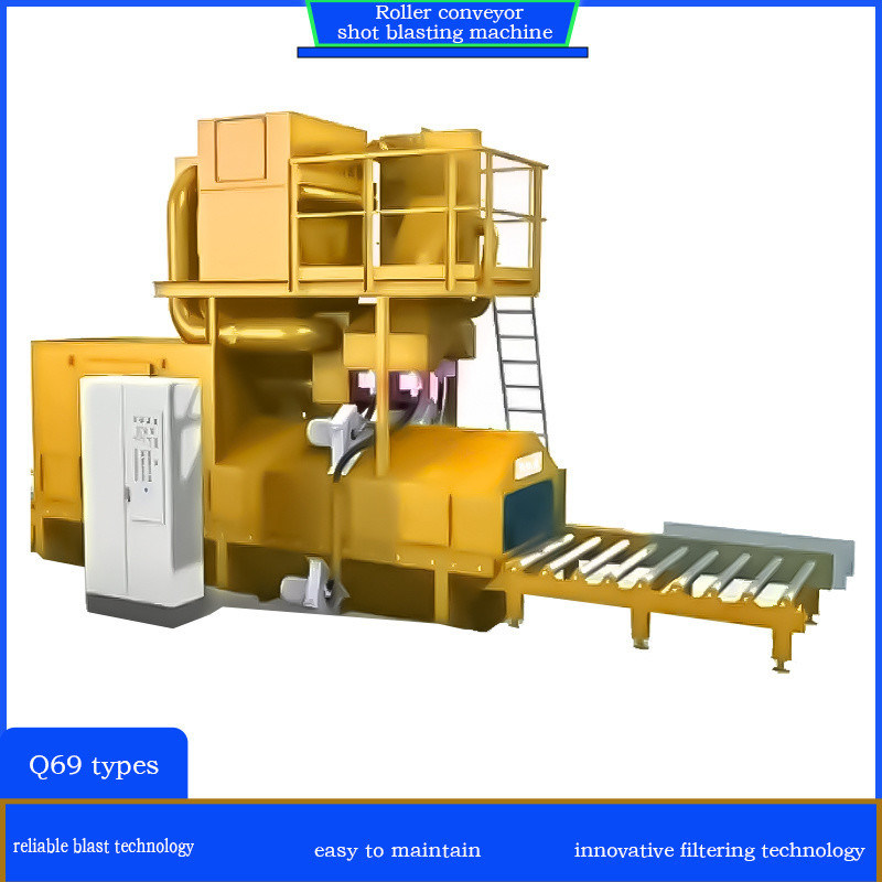 Pumingwei Multiple Blast Wheels Roller Conveyor Shot Blasting Reinigingsmachine Op maat