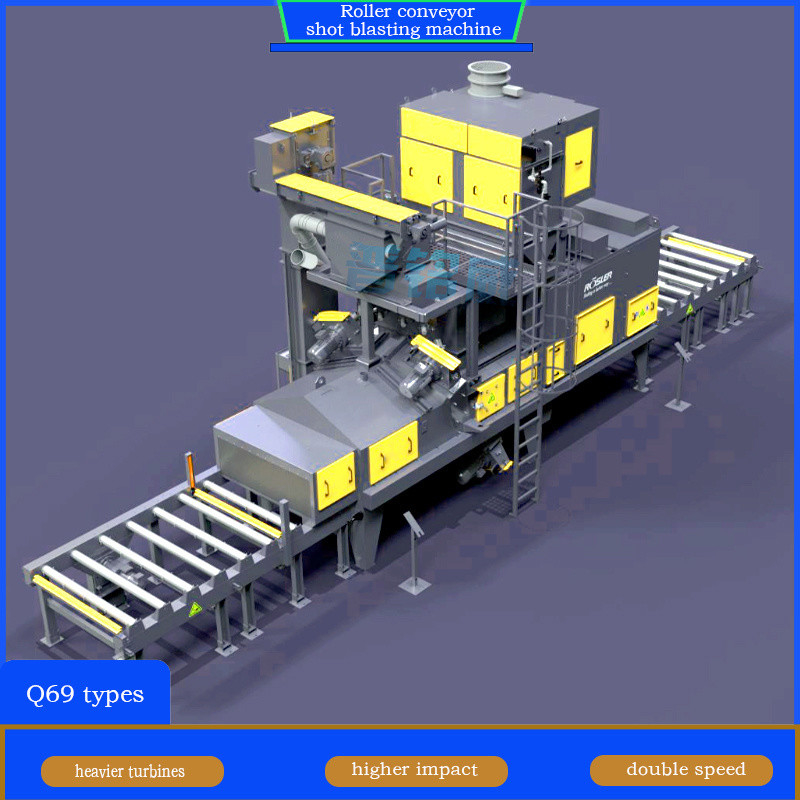 5000 kubieke meter per uur capaciteit stofverzamelaar rolvervoerder Shot Blasting Machine