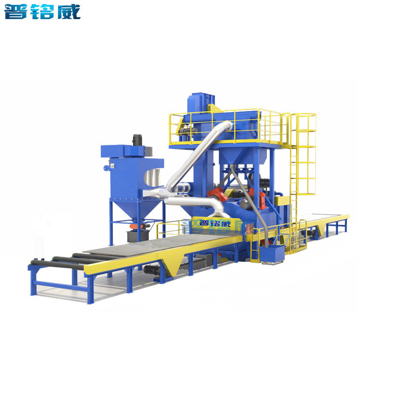 Op maat gemaakt Meerdere Kleuren Stalen Plaat Shot Blasting Machine voor uw Manufacturin