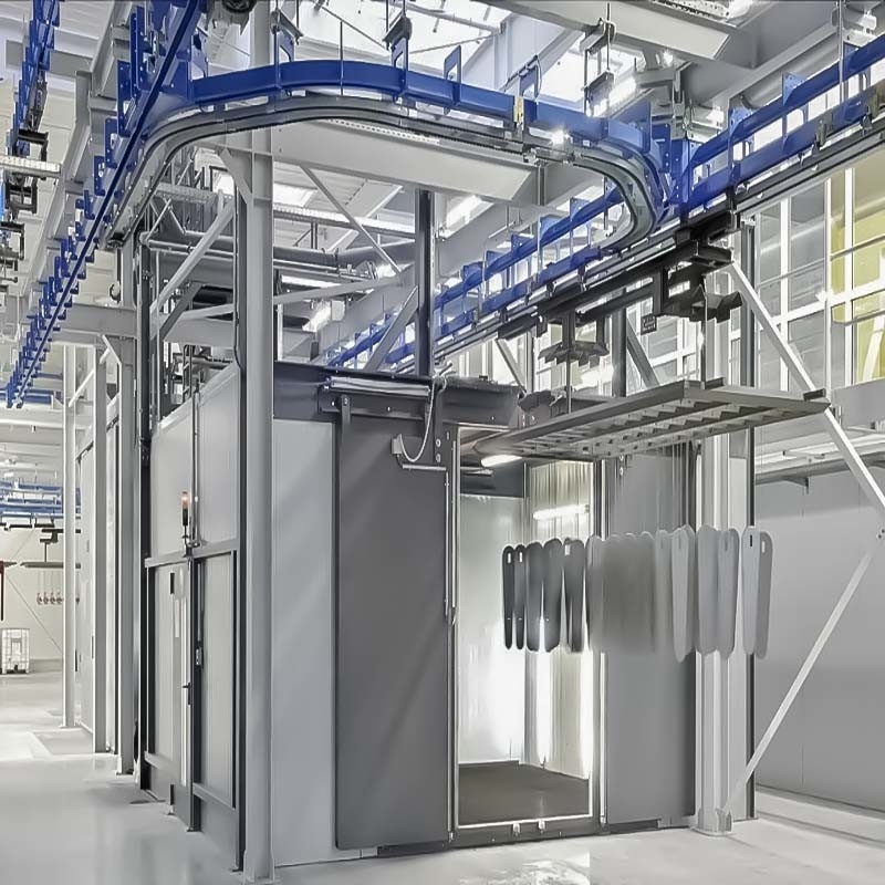 20 jaar ervaring 20t overhead conveyor catenary shot blasting machine met onderdelen