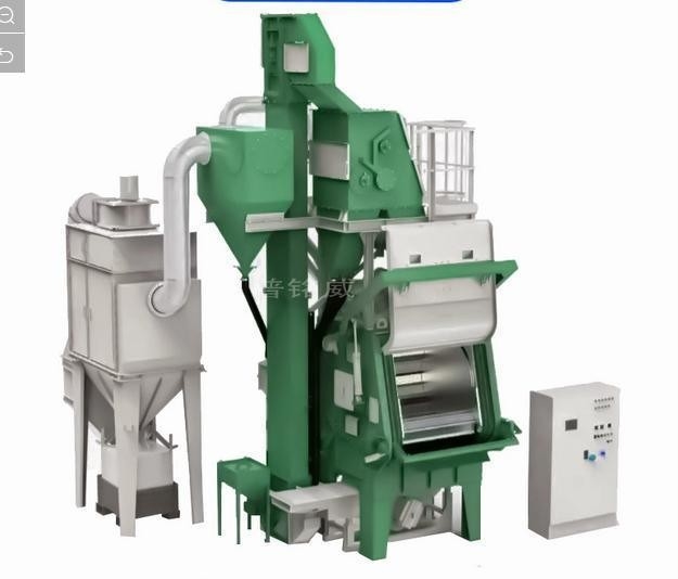 Rotary Abrator Tumble Rubber Belt Shot Blasting Machine voor de behandeling van metalen oppervlakken