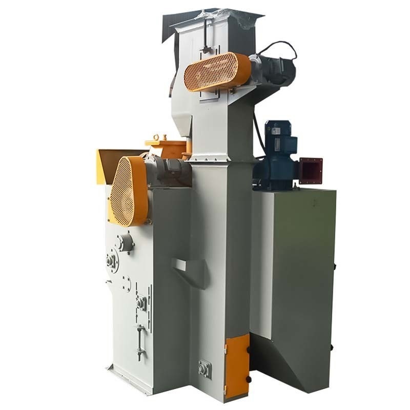 Hoog effectieve geel en blauw trommeltjesband schot blaasmachine voor Crawler Abrator