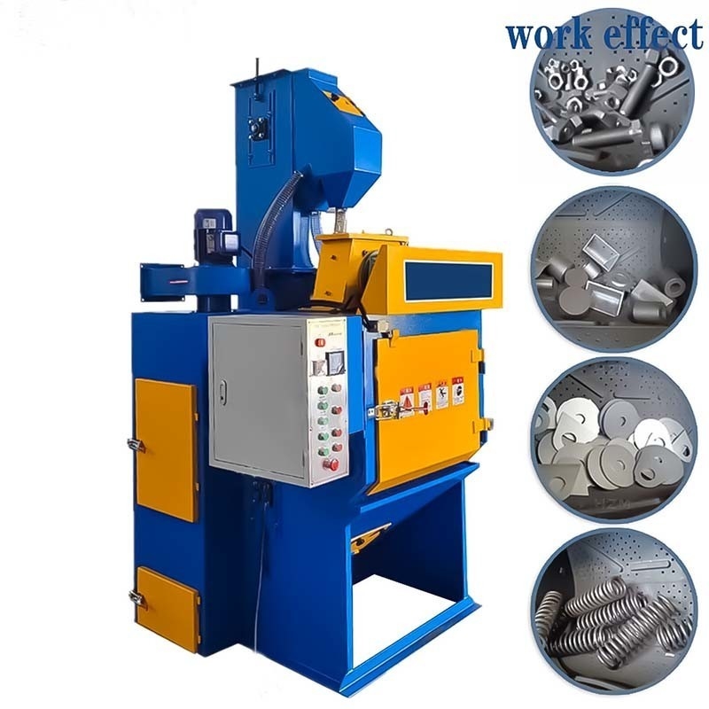 Oppervlakte schoonmaak Rubber Crawler type Shot Blasting Machine met Centrifugal Blast Wheel