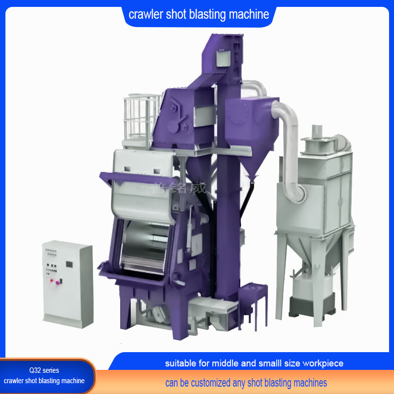 Rubber Belt Tumble Shot Blasting Machine voor moeilijk te reinigen onderdelen Geavanceerde technologie
