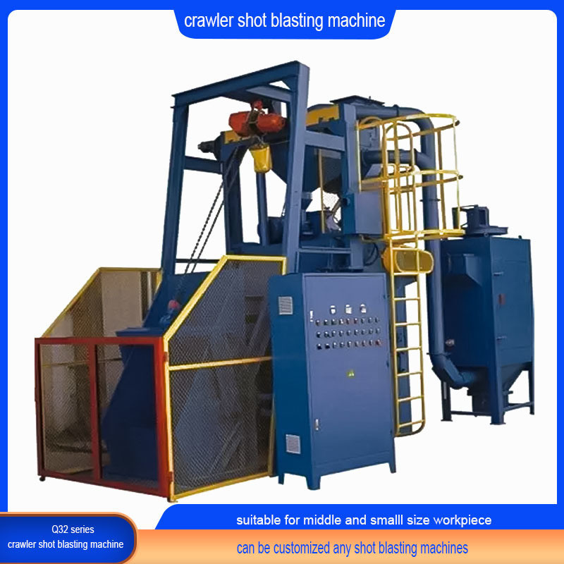 Crawler Conveyor Shot Blasting Reiniging Machine voor aluminium onderdelen binnen uw budget