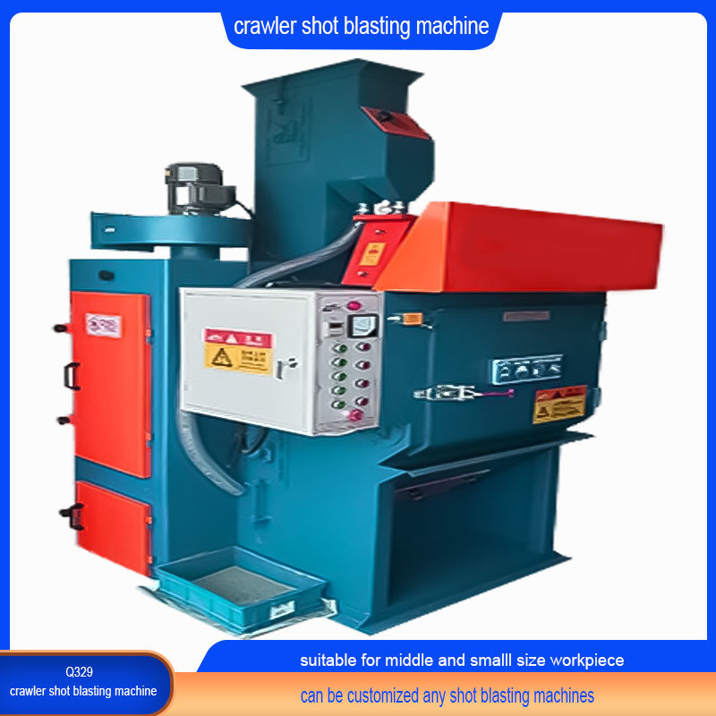 26 Total Power Crawler Type Shot Blasting Machine voor het smeden van oppervlakte-oxide-huid