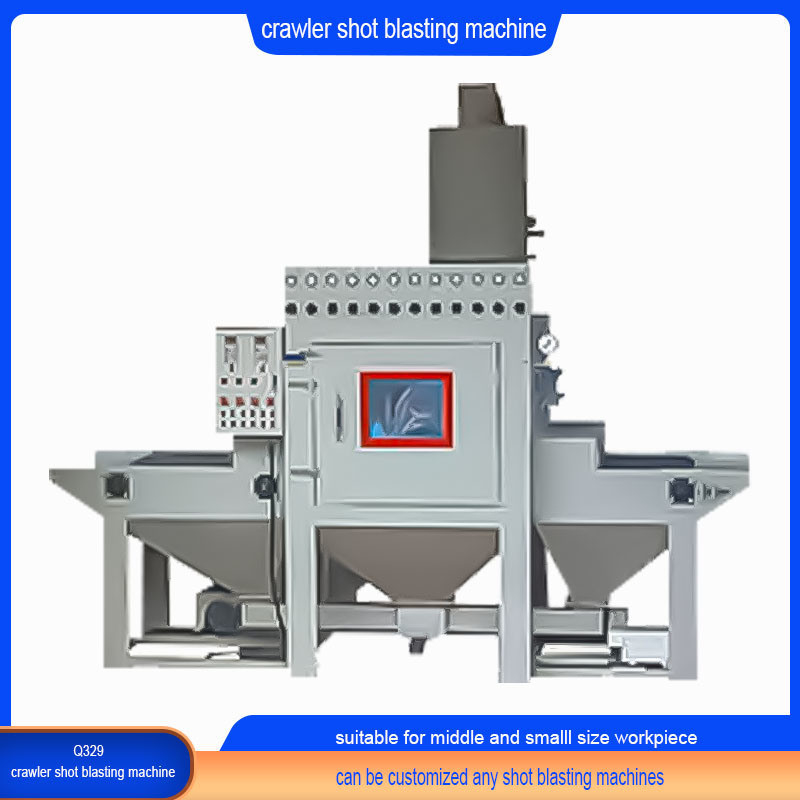26 Totaal vermogen Metalen crawler-type schotblaasmachine voor warmtebehandeling van gietstukken Q3210